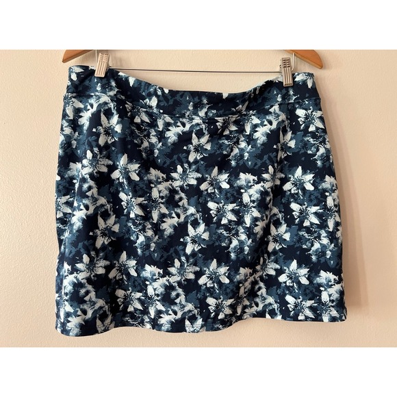 Tranquility by Colorado Clothing Blue Floral Skort XL - Picture 2 of 3